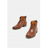 Bottines Homme en Cuir de Buffle Marron - Semelle Profilée & Zip