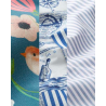 Pack 6m Tissus Oeko-Tex - Popeline, Coton Enduit & Dralon Bleu