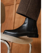 Bottines en cuir